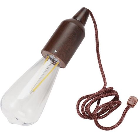 Lámpara de camping, Lámpara colgante, Interruptor de cordón, LED, Lámpara colgante a pilas, Duradera, Lámparas de camping, Pilas AAA incluidas (1/5)