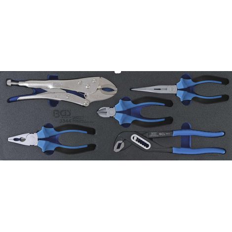 BGS Set de herramientas profesional azul 5 piezas
