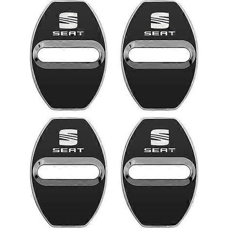 Lot de 4 protections antirouille pour verrous de portières de voiture (Seat Leon FR+, Ibiza, Cupra, Altea Racing) - Protection antirouille