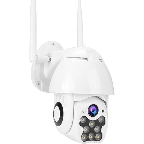 Intelligente 1080p-WLAN-PTZ-Überwachungskamera mit 8 LEDs, Bewegungserkennung, wasserdicht, 110–240 V (EU) (1/5)