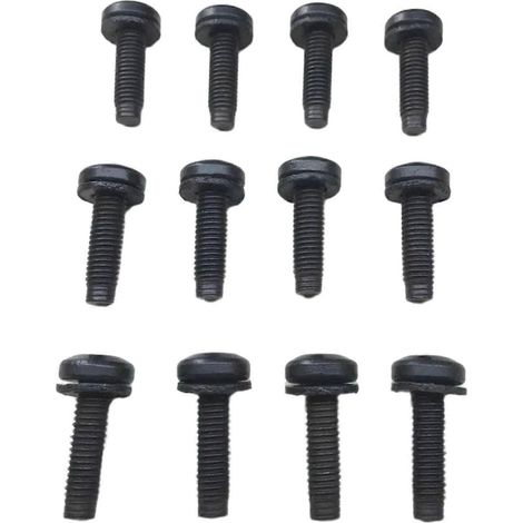 12 vis Torx avec rondelles pour charnières de cadre de pare-brise Jeep Wrangler JK (1/5)