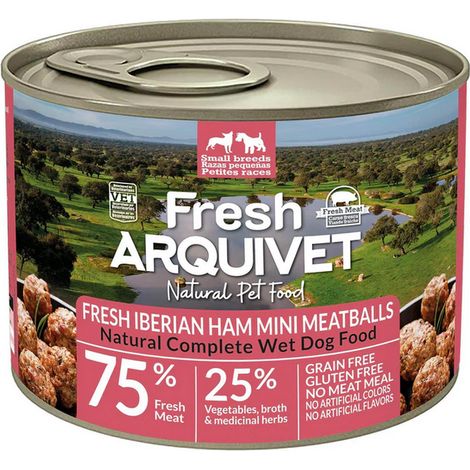 Umido Cane - Mini Polpette di prosciutto 200 gr Arquivet Fresh