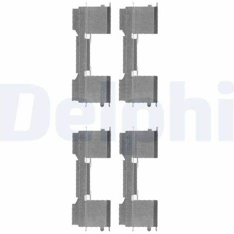 Kit d'accessoires, plaquette de frein à disque Delphi Technologies LX0478 FIAT