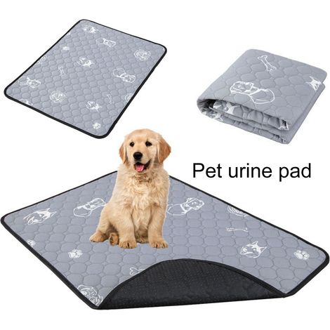 Tapis Anti-Urine Pour Animaux - Absorbant Rapide - Imperméable - Fond Antidérapant - Lavable - Pour Protection Sol Lit - Taille L 100 x 70 cm (1/5)