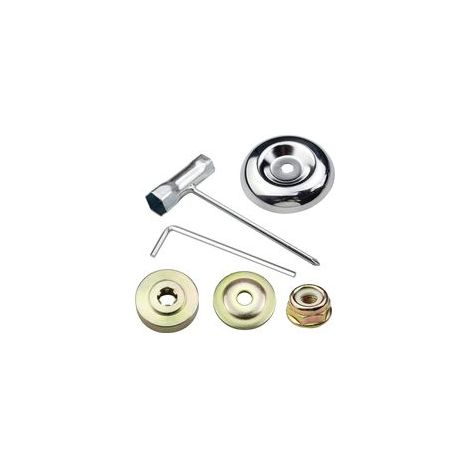 Kit de fixation universel 6 pièces pour lames de débroussailleuse, kit d'écrous pour tête de débroussailleuse, pour tondeuse à gazon et coupe-bordures