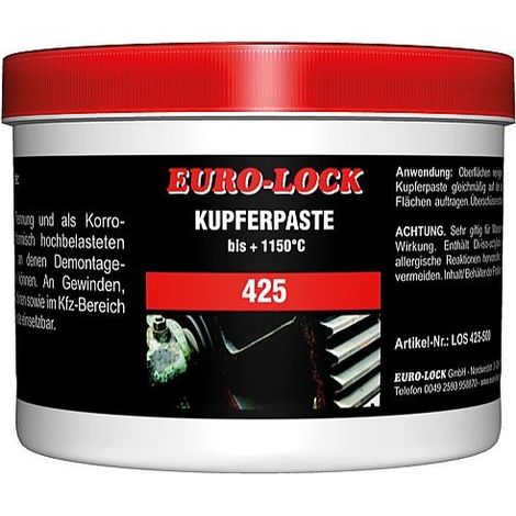 Pâte au cuivre EURO-LOCK LOS 425, boîte 500g