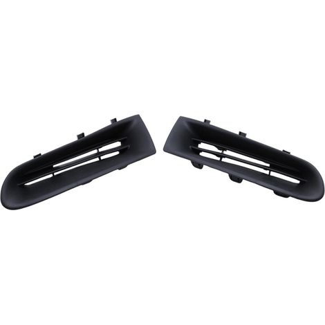 Rejilla de parachoques delantero izquierdo y derecho para Renault Clio MK3 2005-2009 7701208684 - ABS negro (izquierda) (1/5)