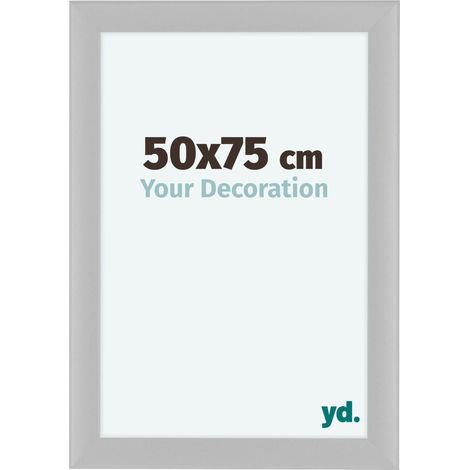 yd. - Cadre photo 50x75 - Blanc Mat - MDF - Como (1/5)