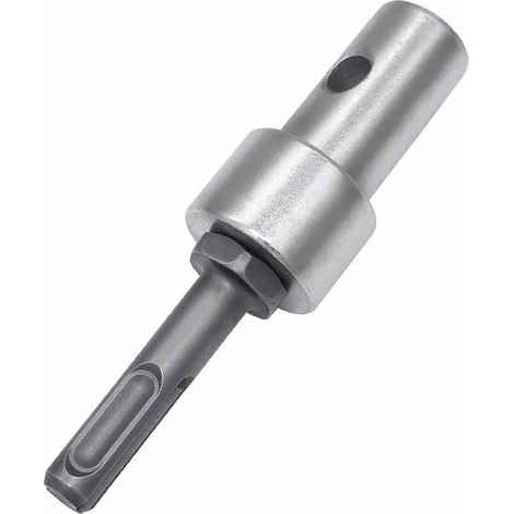Adaptateur de mandrin de perceuse électrique pour perceuse filaire et perceuse sans fil, SDS Plus vers 1/2 (M13 x 15 mm) - Tige ronde pour visseuse à percussion (1/5)