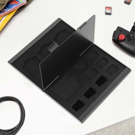 Étui portable pour cartes mémoire - Antistatique, mini boîte de rangement de transport -- (1/5)