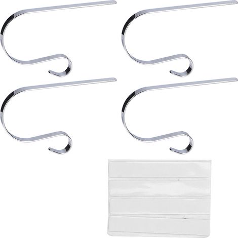 4-teiliges Weihnachtsstrumpfhalter-Set, Kaminständer, dekorative Hängedekorationen für die Weihnachtszeit (1/5)