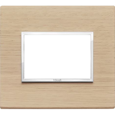 Placca 3M rovere sbiancato Vimar Eikon Evo 21653.32