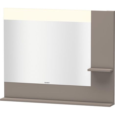 Miroir DuravitVERO 142x1000x800m avec éclairage basalt mat