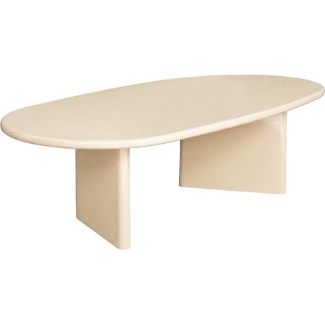 sweeek - Ovaler Couchtisch mit glänzendem Finish (1/5)