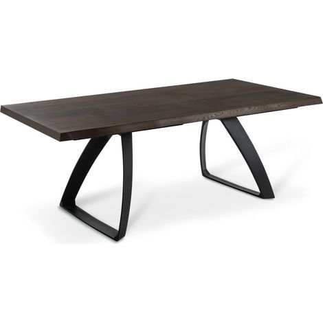 Tavolo Fisso 160x90x76 cm in Rovere Impiallacciato Bridge Naturale (1/3)