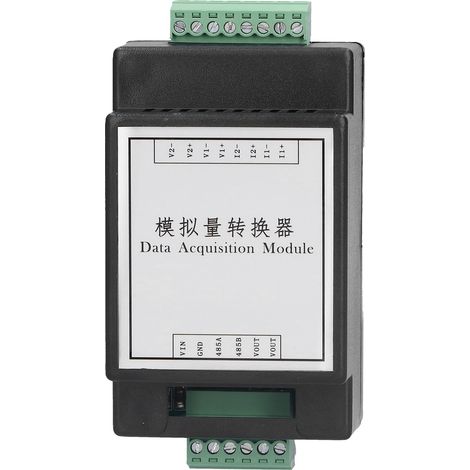 Module acquisition 4 canaux 12 bits AD RS485 convertisseur analogique isolé tension 10V-30V (1/5)