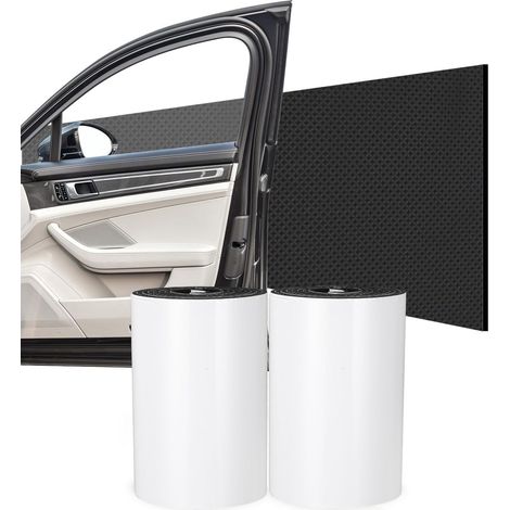 Mousse Protection Garage, 2 m x 20 cm, Protection Murale de Garage, étanche Protège Porte Voiture Antichoc, Protection Mur Portières de Voiture Extra épaisse Autoadhésive, Noir (1/5)