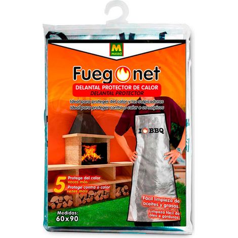 Delantal protector de calor 60x90cm Fuegonet Massó (1/5)
