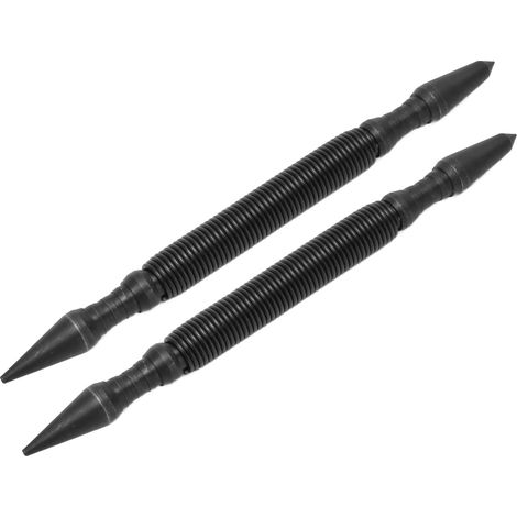 Ensemble de 2 poinçons à double tête, force d'impact de 3500 PSI, taille du poinçon de 3/16 pouce, taille de la tête du cloueur de 1/16 pouce, convient au bois et au métal. (1/5)