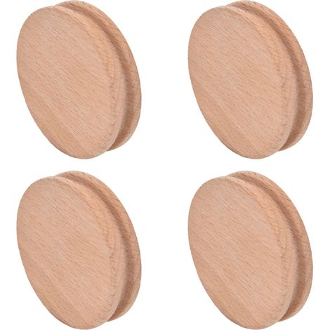 10 Pièces Chanfreineur en Hêtre pour Lissage des Bords en Cuir - Outil DIY (1/5)