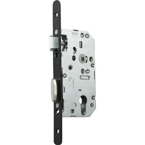 Vachette D455 serrure à larder noire acier réversible