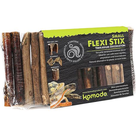 PUENTE DE ESCONDITE FLEXIBLE HECHO DE PALOS DE MADERA PARA TERRARIO DE REPTILES (1/5)