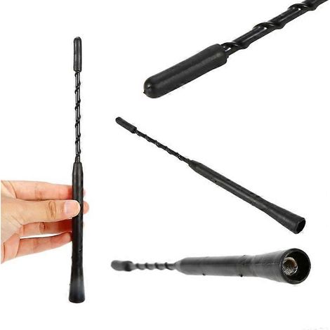 Antenne universelle de voiture de 23 cm (9 pouces) pour toit, aile, radio FM/AM, récepteur étendu, accessoires de décoration intérieure multifonctions (1/4)
