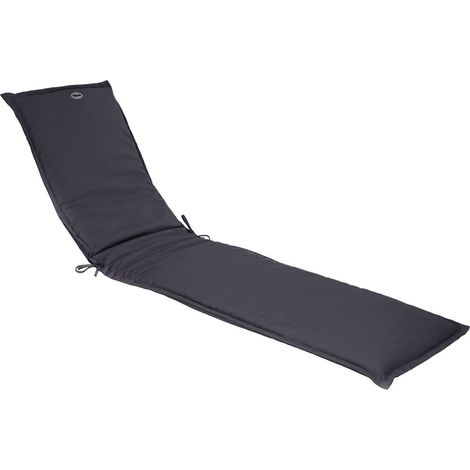 Liegenpolster Korai in Schiefergrau - 190 × 60 cm