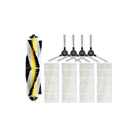 Pièces de rechange pour aspirateur robot Power Animal RV-R500 : brosse latérale principale et filtre HEPA (1/5)