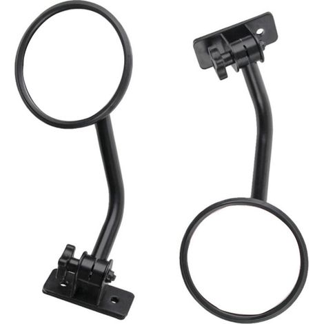 GOOFIT universeller Schnellverschluss-Innenspiegel, geeignet für Motorräder und Geländewagen, kompatibel mit dem an der A-Säule montierten, klappbaren Innenspiegel des Jeep Wrangler (1/4)