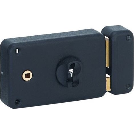 Placa de fijación horizontal para soldar para cerradura de reja