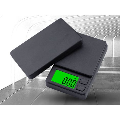 Elektronische Taschen-/Schmuckwaage mit grüner Hintergrundbeleuchtung, 700 g/0,01 g (1/4)