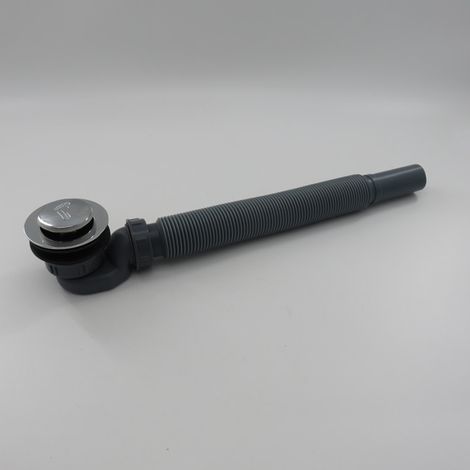Badewannenstöpsel, schwarzer Abflussstopfen, geruchsdichtes, federbelastetes Abflussventil aus Vollkupfer, Zubehör für Abflussschlauch aus Holz (Eimerform) (1/5)