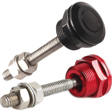 Verrou de capot à bouton-poussoir pour voiture, verrou de capot de course, vis en acier inoxydable 22 mm, mini verrou de capot (1/4)
