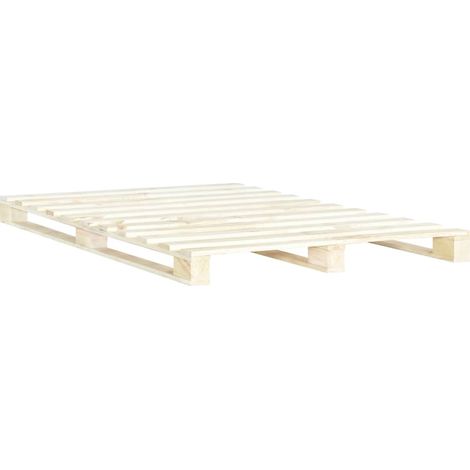 Maison Exclusive - Palettenbett Massivholz Kiefer 140×200 cm
