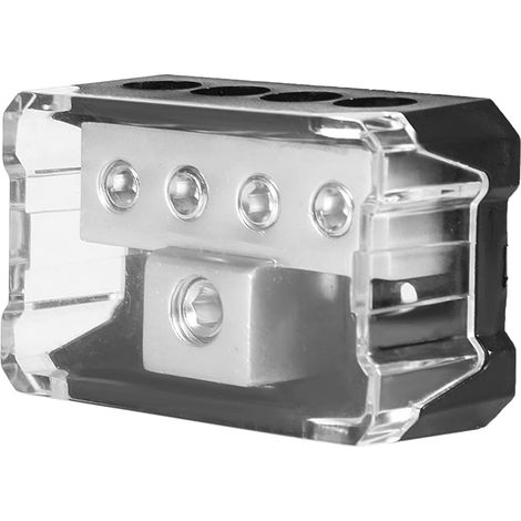 Répartiteur Sono 0 Gauge 1 Vers 4,4 way power distribution block,bloc de distribution d'alimentation à 3 voies,Bloc de Jonction/Distribution Automobile, Bloc de Terre de Voiture o, Fusible, Distributi (1/5)
