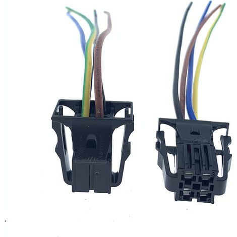 Compatible with Volkswagen Magotan B8 rear window sunshade switch plug and Audi Q5 taillight wiring harness plug (4-pin). (1/4)