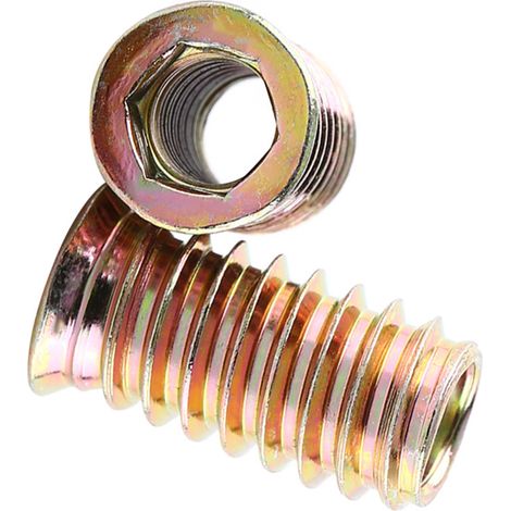 GARRYFIZH Carbone en acier hexiste à socket entraîner des écrous filets pour le mobilier en bois (M8  25 mm)