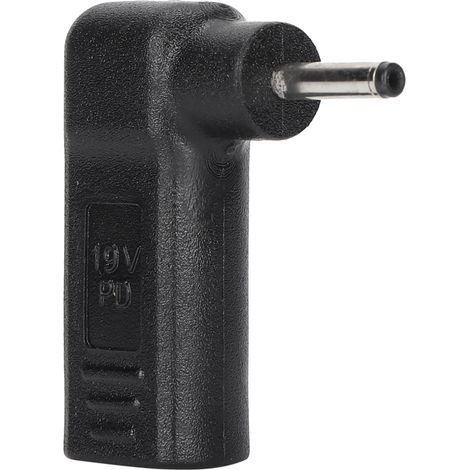 Adaptateur coudé portable 3,0 x 1,1 mm Type-C femelle vers CC mâle pour câble de données Type-C (1/5)