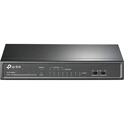 Switch TP-Link 8x FE TL-SF1008LP (davon 4PoE+) (TL-SF1008LP) (1/5)