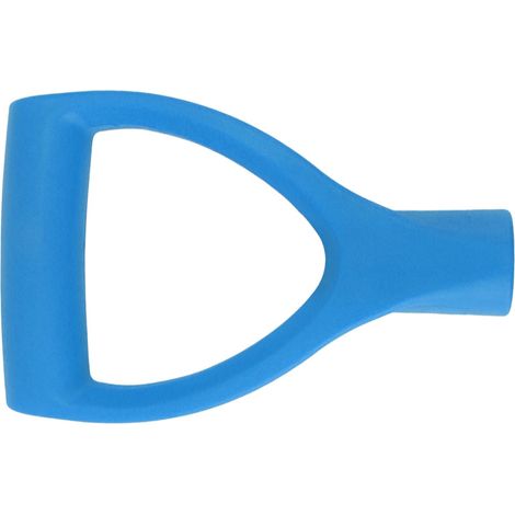 Manche de pelle à neige en forme de D, diamètre intérieur de 32 mm, en plastique, montage rapide, pour creuser et ratisser, bleu clair (1/5)