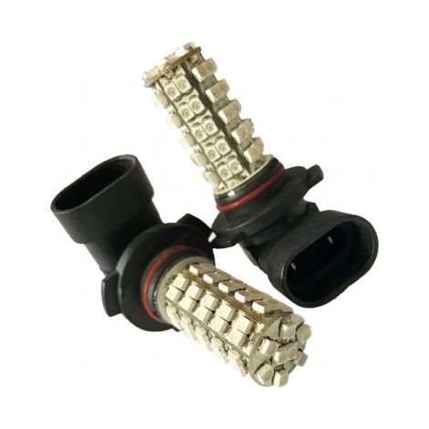Coppia 2 Lampade Led HB3 9005 HB4 9006 Con 68 Smd 3528 Colore Verde 12V 2W Per Fendinebbia