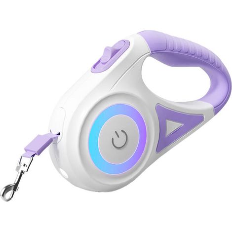 Cordón automático LED Rojeco de 5 m (morado)