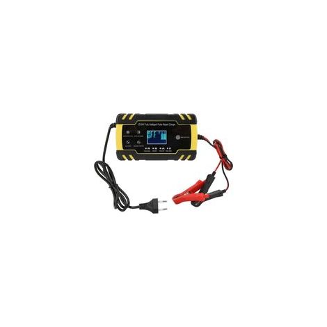 Intelligentes 12V/24V-Batterieladegerät mit automatischer Impulsladung für Auto und Motorrad (1/5)
