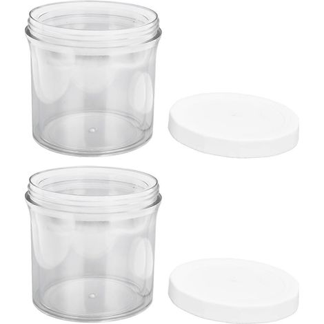 Lot de 2 boîtes de conservation sous vide avec couvercles réglables pour la cuisine (1/5)