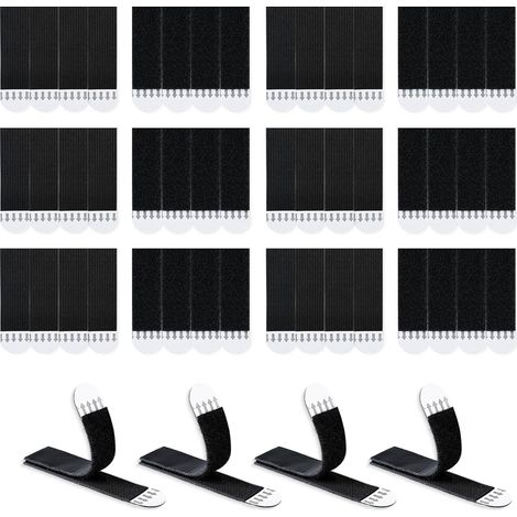 24 Paires Bandes Adhésives, Crochets Sans Clous, Mousse Acrylique, Fixation Murale, Pour Tableaux Et Cadres