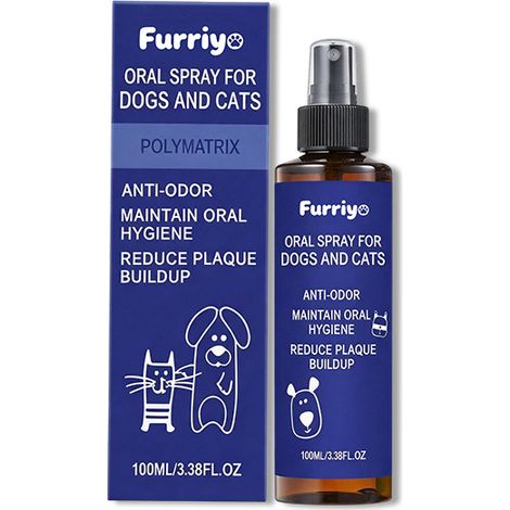Furriyo Mouth Spray for Dogs and Cats – Eliminates bad breath, cleans teeth, freshens breath and cares for pets' teeth (1/5)