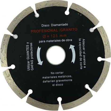Matte Diamantscheibe. Harter 230 mm segmentierter Granit SP230