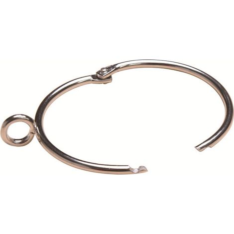 Lot de 20 anneaux de rideaux avec pinces, diamètre intérieur 50 mm, fixation pratique (1/5)