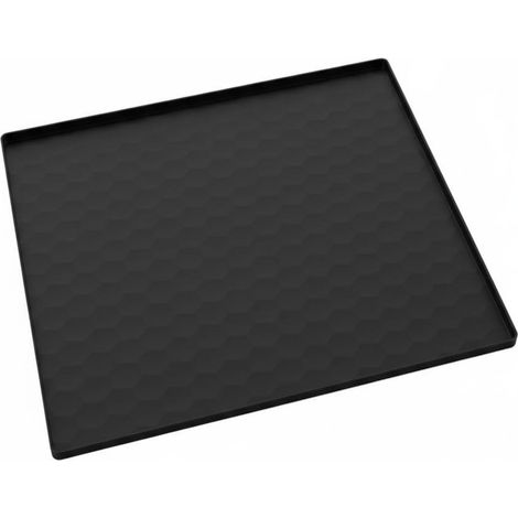 Tapis de réfrigérateur antidérapant en silicone, protège les sols en b